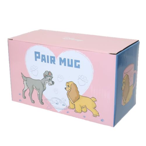 JP x RT  - Lady & the Tramp Pastel Colors Mugs Pair Box Set