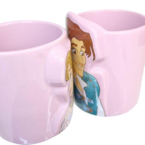 JP x RT  - Tangled Rapunzel & Flynn Rider Pastel Colors Mugs Pair Box Set