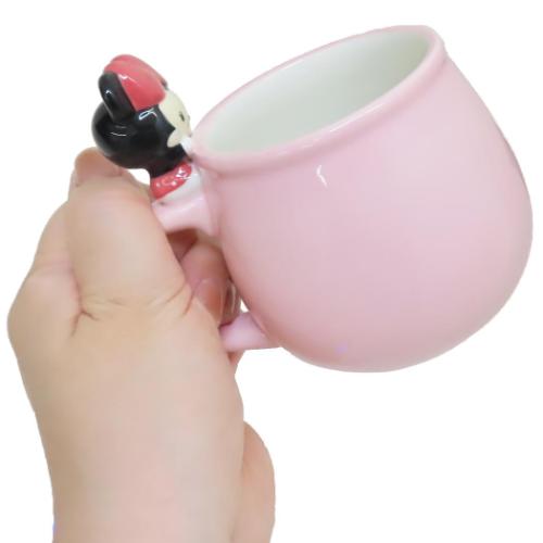 Japan Exclusive - Minnie Mouse "Yururun" Mug with Figure