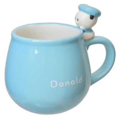 Japan Exclusive - Donald Duck "Yururun" Mug with Figure