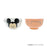 Japan Exclusive - Minnie Mouse "Yururun" Rice & Soup Bowls Set