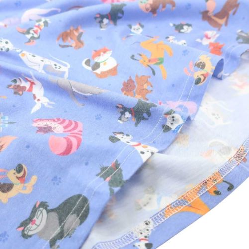 Japan Exclusive - All Over Print Diseney Cats & Dogs T Shirt for Adults