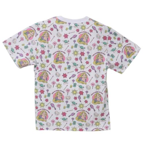 Japan Exclusive - All Over Print Rapunzel & Pascal T Shirt for Adults