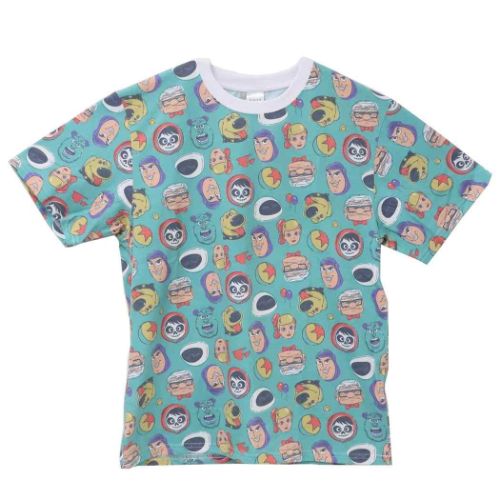 Japan Exclusive - All Over Print Pixar T Shirt for Adults