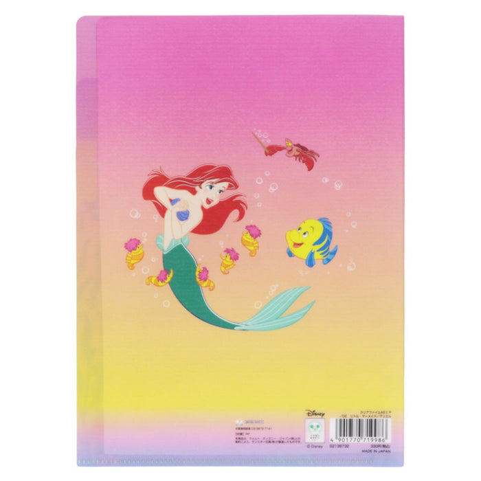 JP x RT  - The Little Mermaid Ariel & Flounder A5 Clear File 3 Pockets
