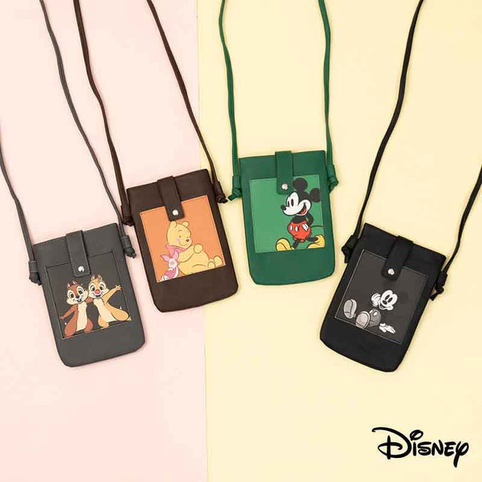 Taiwan Disney Collaboration - Disney Characters Leather Crossbody Phone Case (4 Styles)