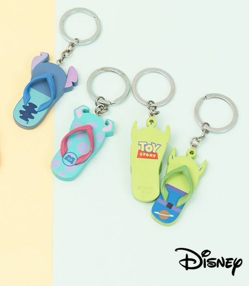 Taiwan Disney Collaboration - Disney Characters Flip Flops Design Keychain ( 2 Styles)