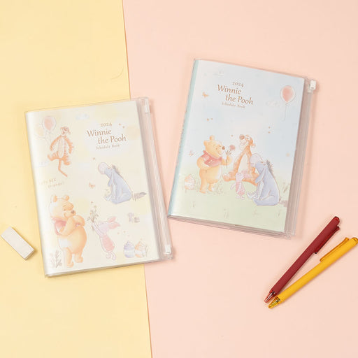 Taiwan Disney Collaboration - Winnie the Pooh & Friends 2024 Schedule - A5 (2 Colors)