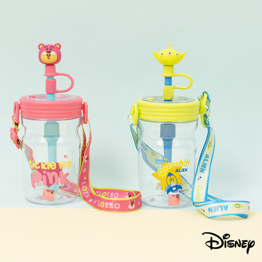 Taiwan Disney Collaboration - Alien / Lotso Crossbody Cup with a Straw ( 2 Styles )