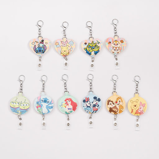 Taiwan Disney Collaboration - Disney Characters Leather Retractable Card Holder (10 Styles)