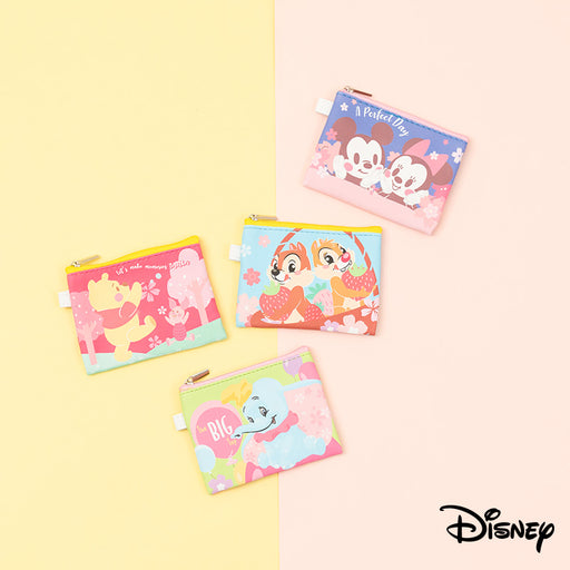 Taiwan Disney Collaboration - Disney Characters Pastel Color Leather Coin Purse  (4 Styles)