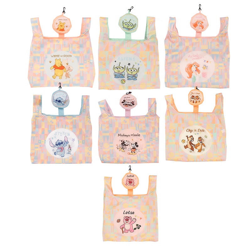 Taiwan Disney Collaboration - Disney Characters Foldable Shopping Bag (7 Styles)