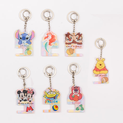 Taiwan Disney Collaboration - Disney Characters Acrylic Phone Stand Chain (7 Styles)
