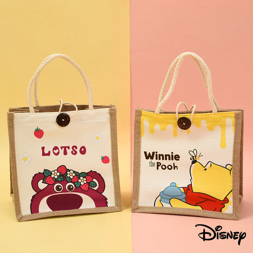 Taiwan Disney Collaboration - Pooh/ Lotso Cotton & Linen Tote Bag (2 Styles)