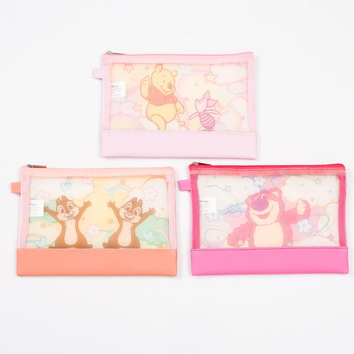 Taiwan Disney Collaboration - Disney Characters Multi-Function Mesh x Leather File Bag (3 Styles)