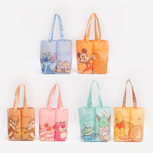 Taiwan Disney Collaboration - Disney Characters Double-Sided Double/Single Drink Bag