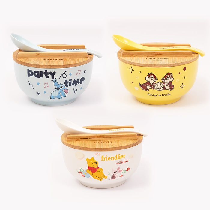 Taiwan Disney Collaboration - Disney Characters Ceramic Bowl Set (3 Styles)