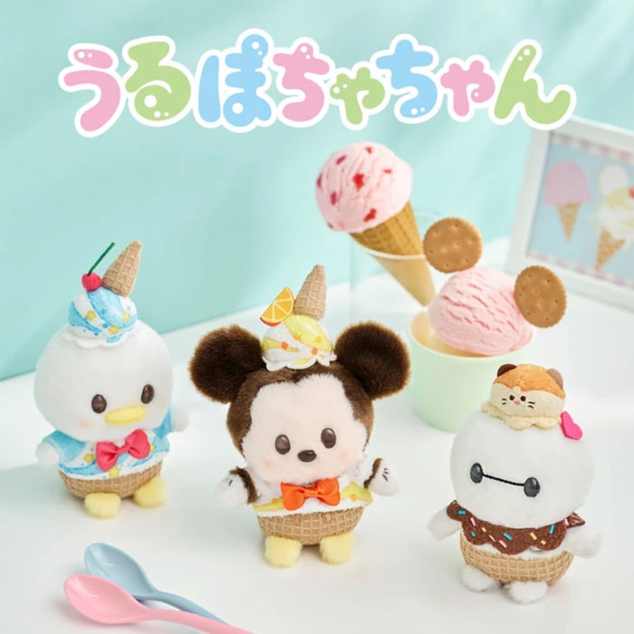 JDS - 2026 Ice Cream x Mickey Mouse Urupocha-chan Plush Toy (Release Date: Apr 14, 2026)