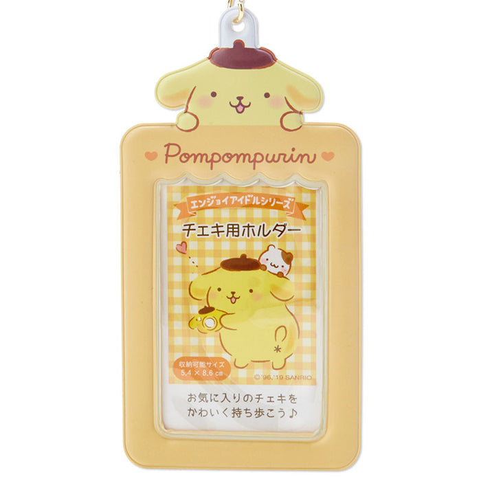 Japan Sanrio - Pompompurin Cheki Holder (Enjoy Idol)