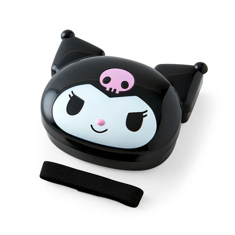 Japan Sanrio - Kuromi Face-Shaped Lunch Box