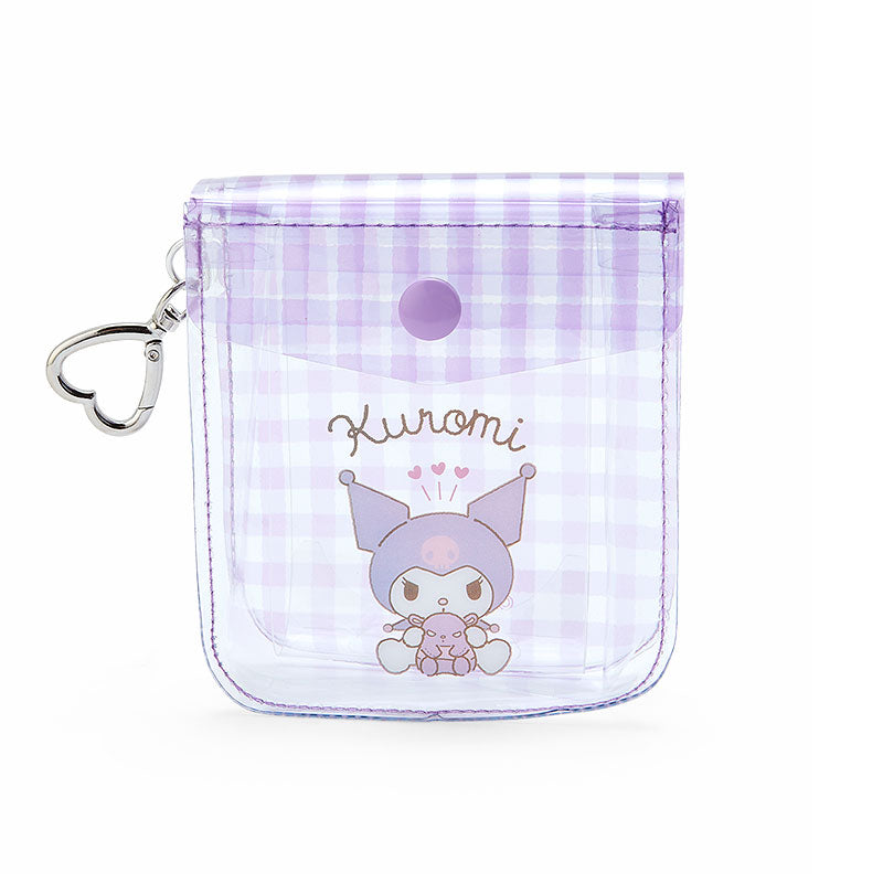 Sanrio Character Kuromi Clear Pen Pouch Pencil Case Purple Stationery New  Japan
