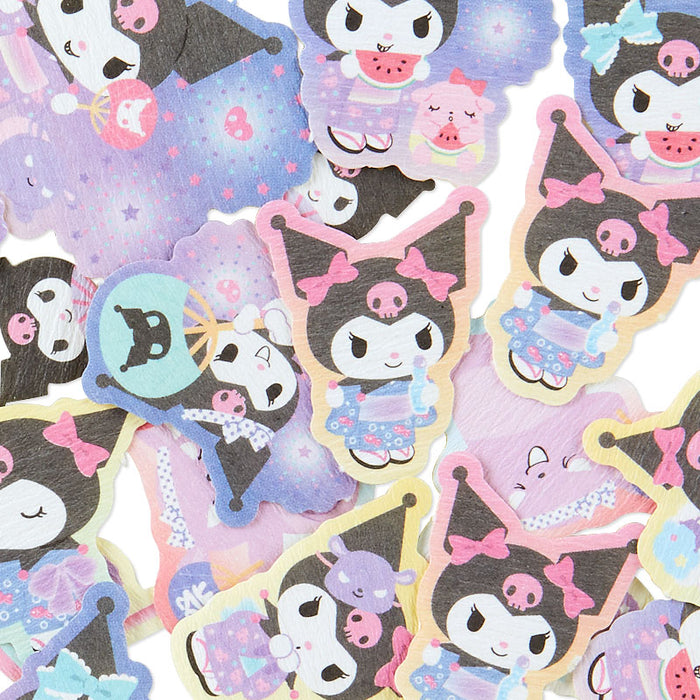 Japan Sanrio - Kuromi "Summer Lantern" Stickers Set