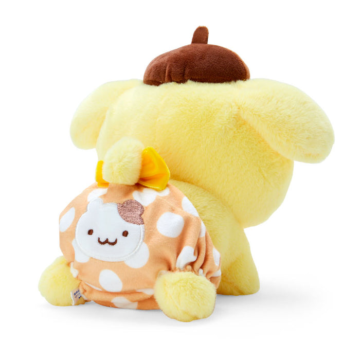 Japan Sanrio - Nakayochi Omuchu "Cute Baby" Pompompurin Plush Toy