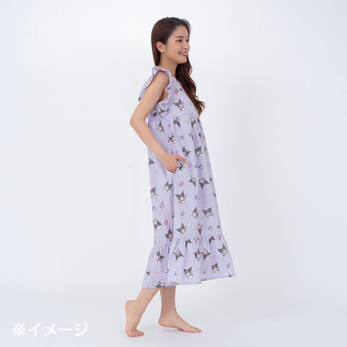 Japan Sanrio - Kuromi Room Dress for Adults (Color: Purple)