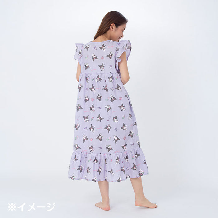 Japan Sanrio - Kuromi Room Dress for Adults (Color: Purple)
