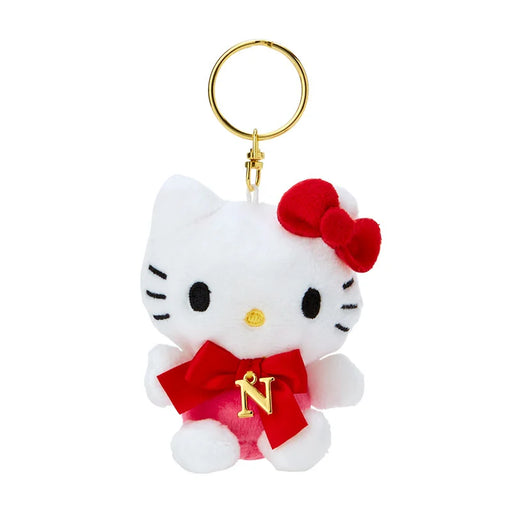 Japan Sanrio - Hello Kitty Initial "N" Plush Keychain