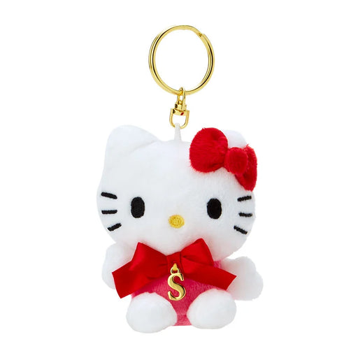 Japan Sanrio - Hello Kitty Initial "S" Plush Keychain