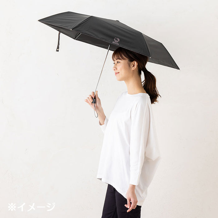 Japan Sanrio - Kuromi Rain or Shine Folding/Travel Umbrella