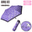 Japan Sanrio - ANNA SUI Cinnamoroll Folding Umbrella for Rain or Shine (Color: Purple)