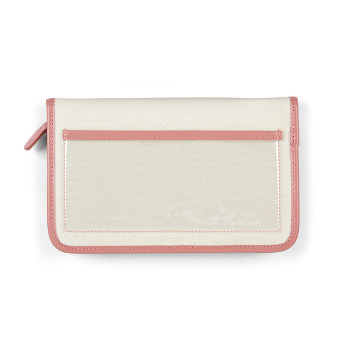 Japan Sanrio - Enjoy Idol Sanrio Characters Multi Pouch (Color: Charcoal Pink)