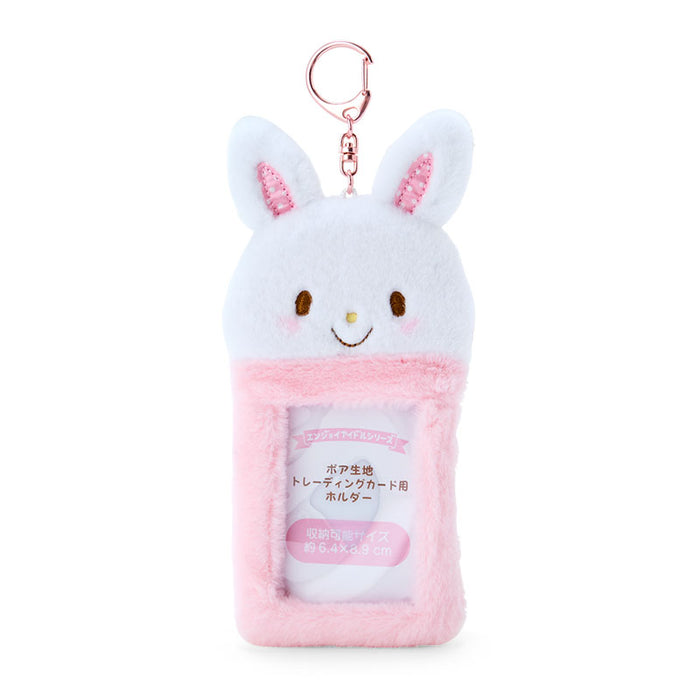 Japan Sanrio - Enjoy Idol x wish me mell Boa Fabric Trading Card Holder