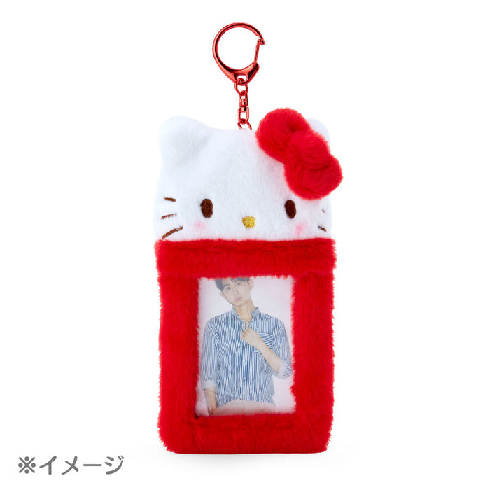 Japan Sanrio - Enjoy Idol x Kuromi Boa Fabric Trading Card Holder