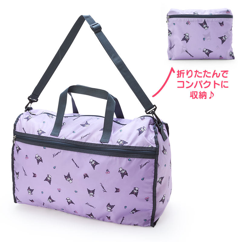 Japan Sanrio - Kuromi Foldable Boston Bag