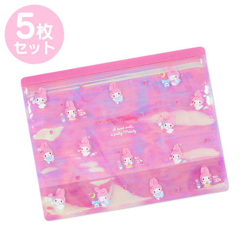 Japan Sanrio - My Melody Zipper Bags 5 Sheets
