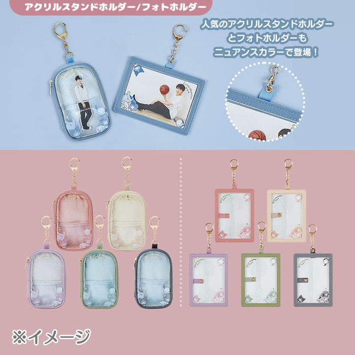 Japan Sanrio - Enjoy Idol Sanrio Characters Acrylic Stand Holder (Color: Charcoal Pink)