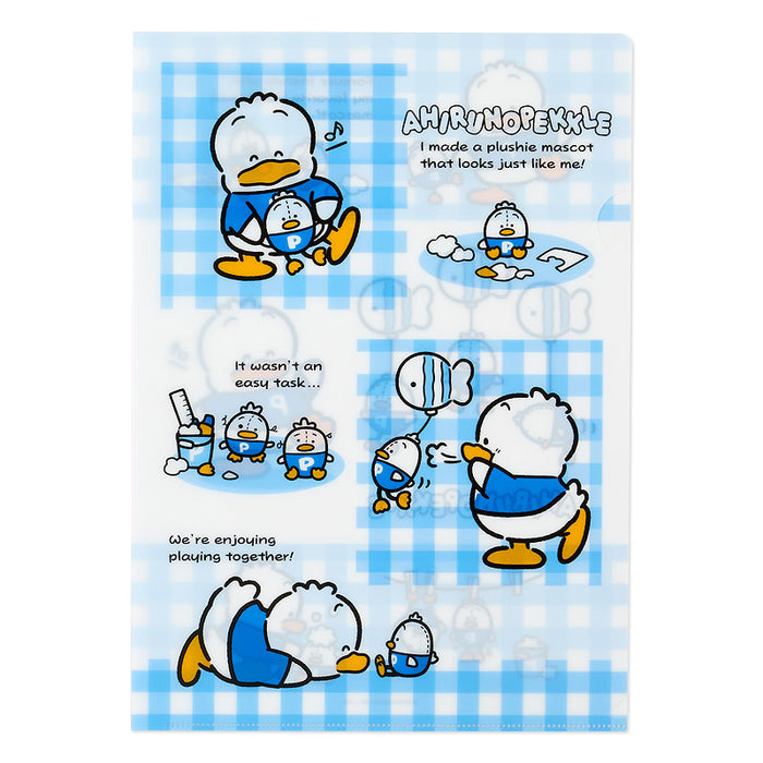 Japan Sanrio - Pekkle Set of 2 Clear Files (our goods)