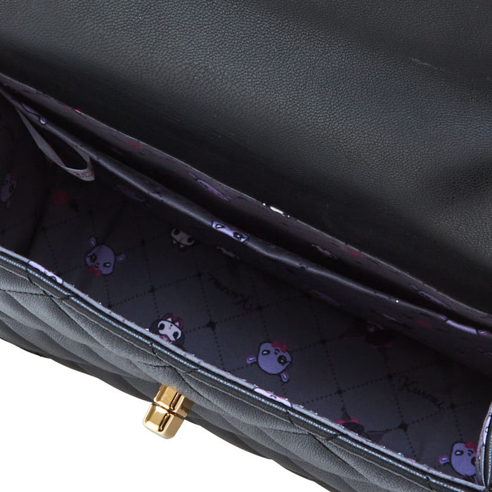 Japan Sanrio - "Kuromi Delusion Old Lady Design Series" x Kuromi & Baku Mini Shoulder Bag