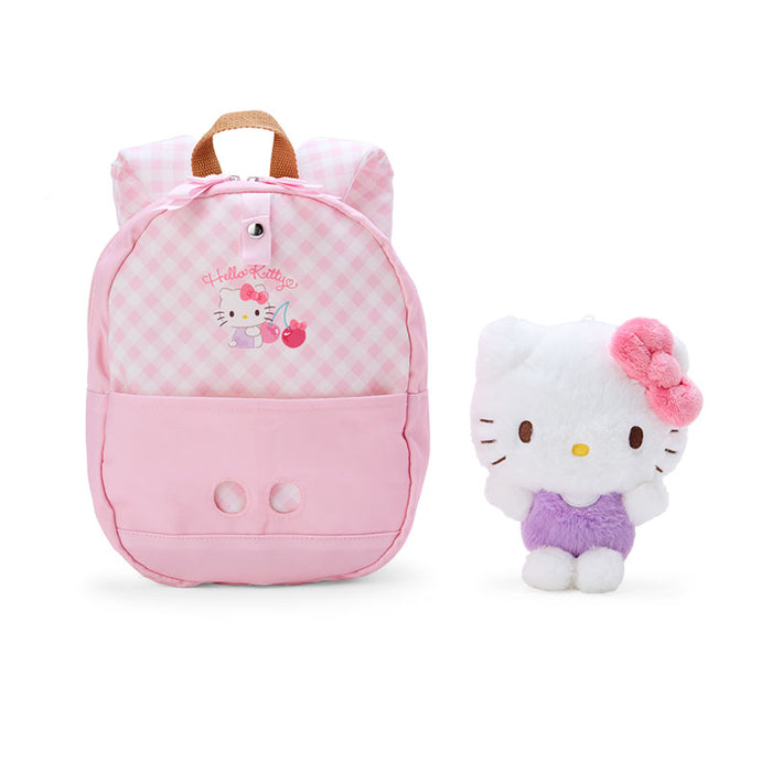 Backpack With Cute Duck Bear Plush Accessories Japanese School Bag