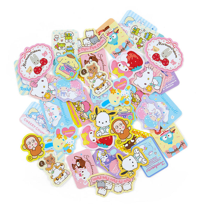 Japan Sanrio - Sanrio Characters Stickers & Case Set