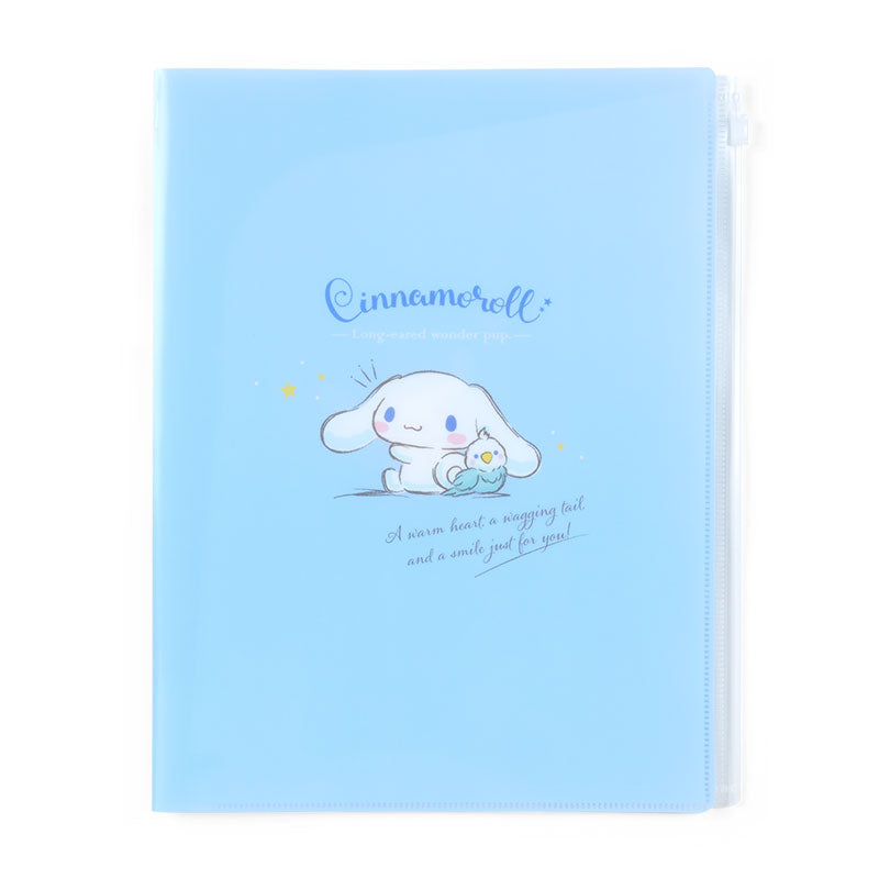 Japan Sanrio - Pochacco 6-Pocket Clear File with Zipper