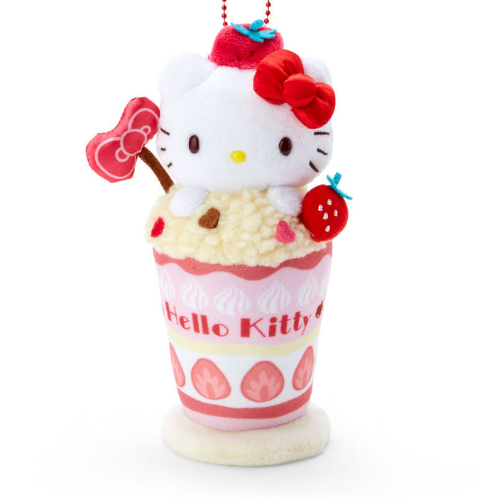 Japan Sanrio - "Sanrio Parfait Design" Series x Hello Kitty Plush Keychain
