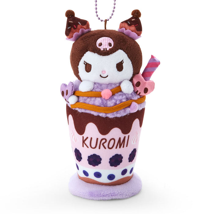 Japan Sanrio - "Sanrio Parfait Design" Series x Kuromi Plush Keychain