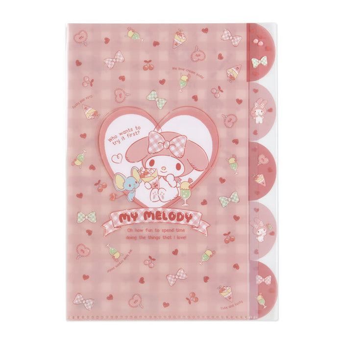 Japan Sanrio - My Melody Index Clear File A4