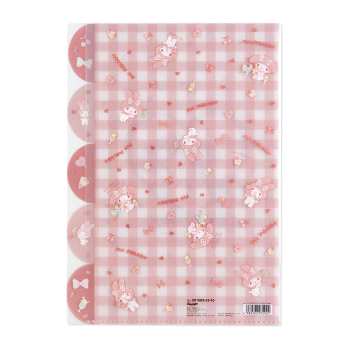 Japan Sanrio - My Melody Index Clear File A4