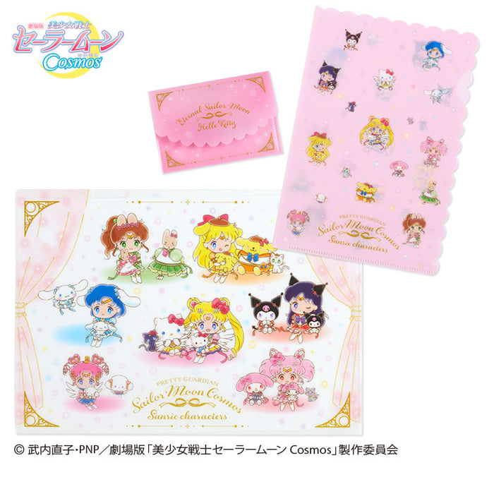 Japan Sanrio - "Theatrical version "Pretty Guardian Sailor Moon Cosmos" x Sanrio Characters Clear File Set
