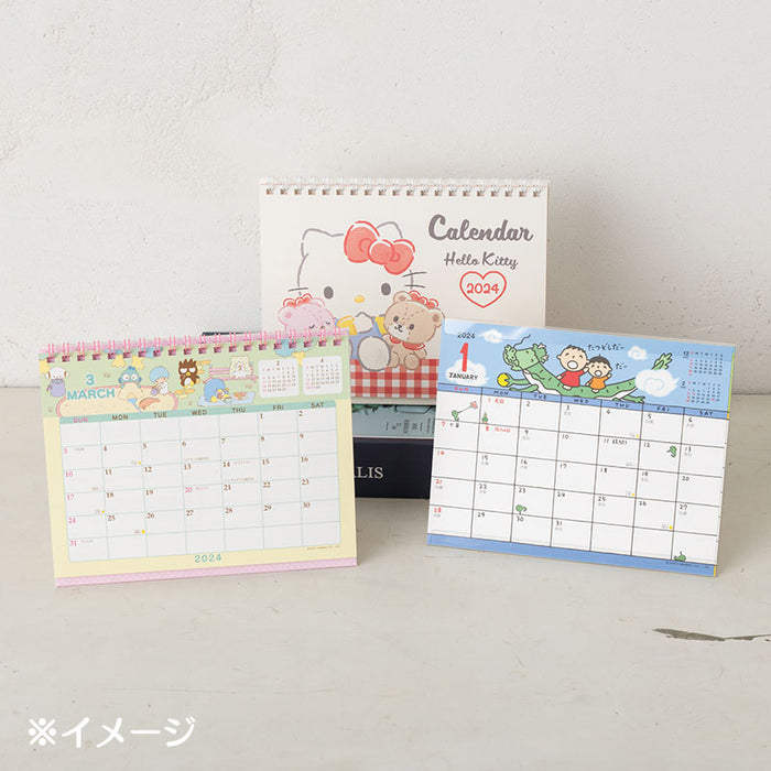 Sanrio Character Hello Kitty Writing Wall Calendar Diary 2024 New